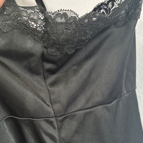 torrid Black Lace Trim Satin Slip - Picture 10 of 13
